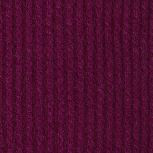 possum fur merino wool knitwear cable keyhole scarf