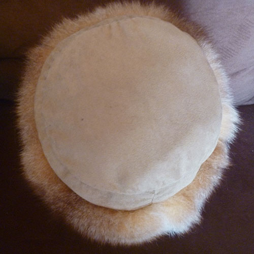 Dyed top of trim hat