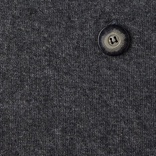 Knit cape button grey