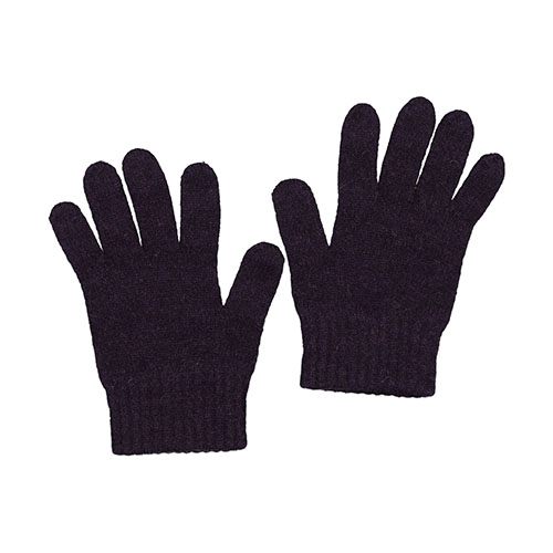 Merino gloves black pair