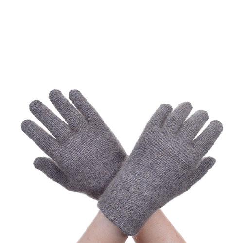Merino gloves grey