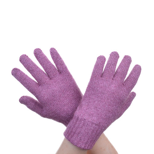 Merino gloves pink