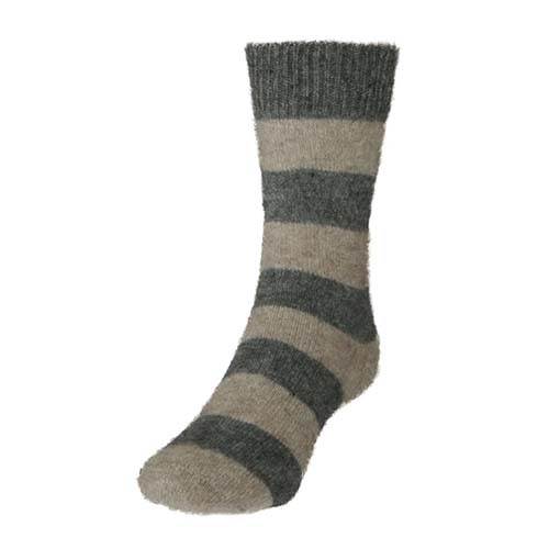 Merino sock grey beige