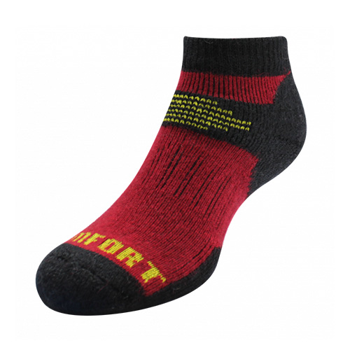 Mini sock red black